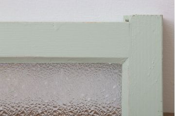 ペイント　ダイヤガラス入りの明り取り(窓)