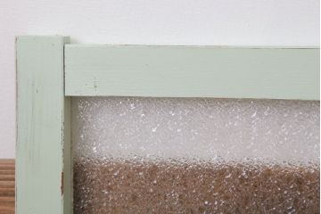 ペイント　ダイヤガラス入りの明り取り(窓)