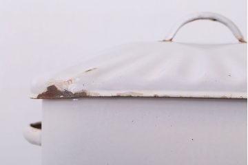 アンティーク雑貨　イギリスビンテージ　シャビーでおしゃれなホーローブレッド缶(3)