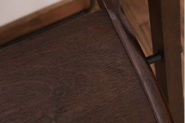 アンティーク家具　イギリスアンティーク　シンプルな折りたたみ椅子(フォールディングチェア)