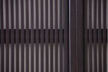 和製アンティーク　総欅材!最高級格子戸(引き戸、建具)4枚セット
