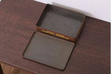 アンティーク雑貨　イギリスビンテージ　かわいいティン缶(小物入れ)(2)