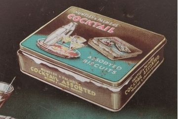 アンティーク雑貨　イギリスビンテージ　かわいいティン缶(小物入れ)(2)