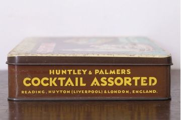 アンティーク雑貨　イギリスビンテージ　かわいいティン缶(小物入れ)(2)