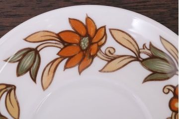 イギリスビンテージ　Susie Cooper(スージークーパー)　ART NOUVEAU(アールヌーボー)シリーズ　ブラウン　カップ&ソーサー3客セット(2)(洋食器)