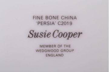 イギリスビンテージ　Susie Cooper(スージークーパー)　トリオ3客セット(洋食器)