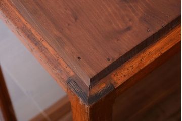 アンティーク家具　アンティーク　古い木のシンプルで上品なガラスケース