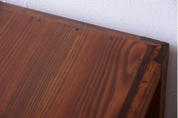 アンティーク家具　アンティーク　古い木のシンプルで上品なガラスケース