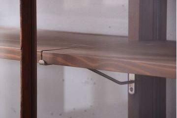 アンティーク家具　アンティーク　古い木のシンプルで上品なガラスケース