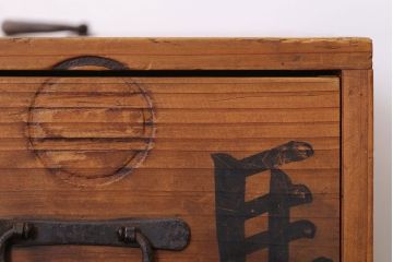 アンティーク家具　和製アンティーク　古い木の小引き出し(小物入れ・小箱・収納箱)