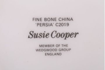 イギリスビンテージ　Susie Cooper(スージークーパー)　トリオ2客セット(洋食器)