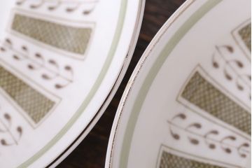 イギリスビンテージ　Susie Cooper(スージークーパー)　カップ&ソーサー2客セット(洋食器)