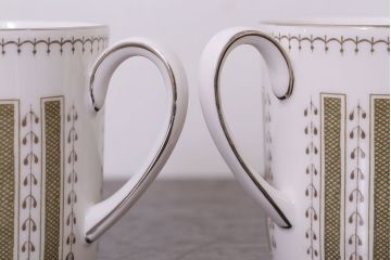 イギリスビンテージ　Susie Cooper(スージークーパー)　トリオ3客セット(2)(洋食器)
