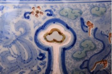 アンティーク雑貨　古民具・骨董　特大サイズのアンティーク瀬戸火鉢