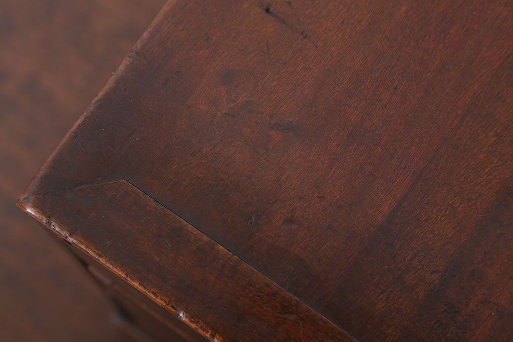 アンティーク家具　和製アンティーク　フタ付き!古い木の小物収納箱(小箱・木箱)