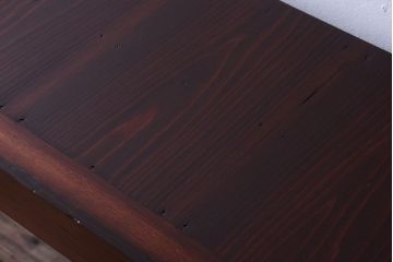 アンティーク家具　六尺　和製アンティーク　和モダンスタイル!ガラス戸水屋箪笥収納棚(サイドボード)