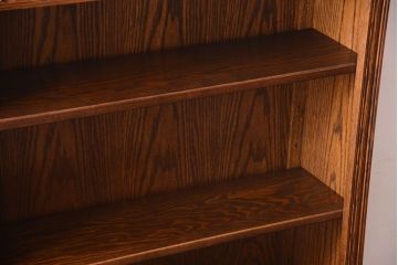 ヴィンテージ家具　イギリスビンテージ　Old Charm(オールドチャーム)　シェルフキャビネット(収納棚・本棚)