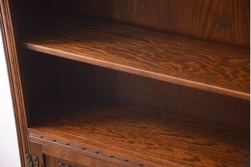 ヴィンテージ家具　イギリスビンテージ　Old Charm(オールドチャーム)　シェルフキャビネット(収納棚・本棚)