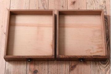 アンティーク家具　和製アンティーク　透かし入り　小ぶりな古い木の文机