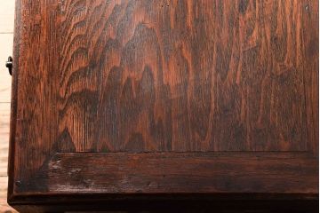 アンティーク家具　和製アンティーク　透かし入り　小ぶりな古い木の文机