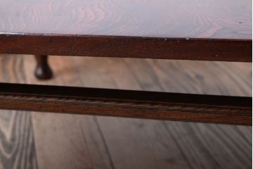 アンティーク家具　和製アンティーク　総欅材!天板の玉杢が美しい上質な座卓(テーブル・机)