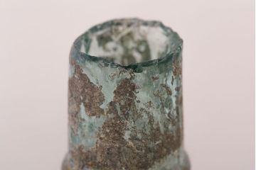 アンティーク雑貨　イギリスアンティーク　おしゃれな小瓶2つセット(ガラス瓶・ソースボトル)