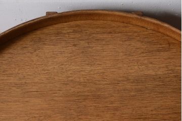 ヴィンテージ家具　北欧ビンテージ　G-PLAN　オーク材の珍しいセミサークルコーナーキャビネット