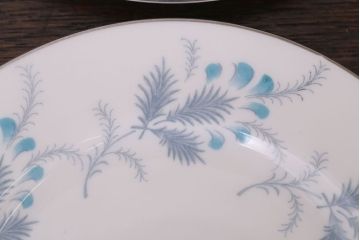 イギリスビンテージ　AYNSLEY(エインズレイ)　Las Palmas(ラス・パルマス)　トリオ4客セット(洋食器)(1)