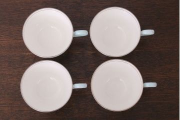 イギリスビンテージ　AYNSLEY(エインズレイ)　Las Palmas(ラス・パルマス)　トリオ4客セット(洋食器)(2)