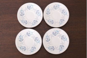 イギリスビンテージ　AYNSLEY(エインズレイ)　Las Palmas(ラス・パルマス)　トリオ4客セット(洋食器)(2)