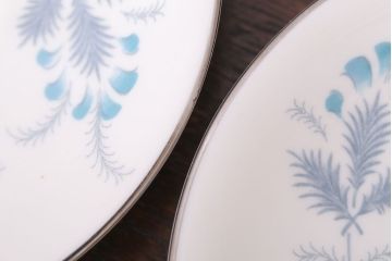 イギリスビンテージ　AYNSLEY(エインズレイ)　Las Palmas(ラス・パルマス)　トリオ4客セット(洋食器)(2)