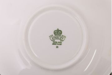 イギリスビンテージ　AYNSLEY(エインズレイ)　Las Palmas(ラス・パルマス)　トリオ4客セット(洋食器)(2)