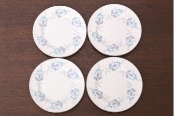 イギリスビンテージ　AYNSLEY(エインズレイ)　Las Palmas(ラス・パルマス)　トリオ4客セット(洋食器)(2)