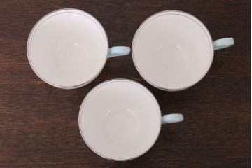 イギリスビンテージ　AYNSLEY(エインズレイ)　Las Palmas(ラス・パルマス)　トリオ3客セット(洋食器)