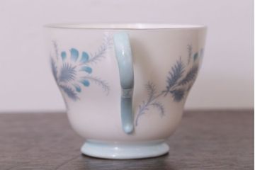 イギリスビンテージ　AYNSLEY(エインズレイ)　Las Palmas(ラス・パルマス)　トリオ3客セット(洋食器)