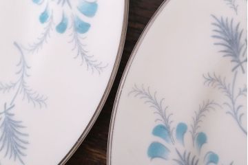 イギリスビンテージ　AYNSLEY(エインズレイ)　Las Palmas(ラス・パルマス)　トリオ3客セット(洋食器)