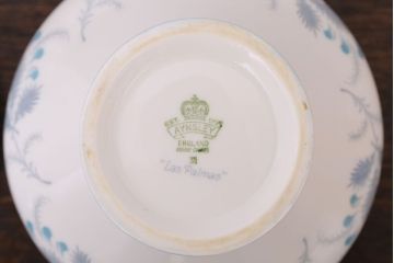 イギリスビンテージ　AYNSLEY(エインズレイ)　Las Palmas(ラス・パルマス) ミルク・シュガー3点セット(洋食器)