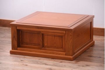 中古　欅材の囲炉裏テーブル(ダイニングテーブル)