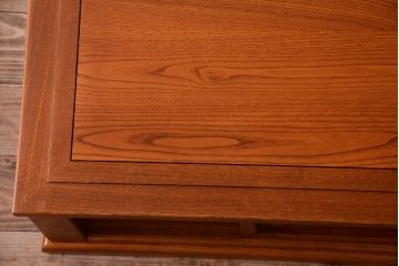 中古　欅材の囲炉裏テーブル(ダイニングテーブル)