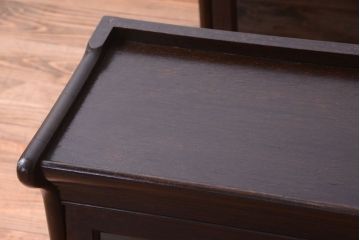 アンティーク家具　イギリスアンティーク　オーク材のスタッキングブックケース(本箱)