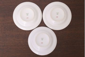 オールドノリタケ 英国輸出 マルキ アンティーク金彩プレート3枚セット(洋食器)(2)