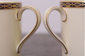 イギリスビンテージ　minton(ミントン) ST James(セントジェームズ)　トリオ3客セット(洋食器)(1)