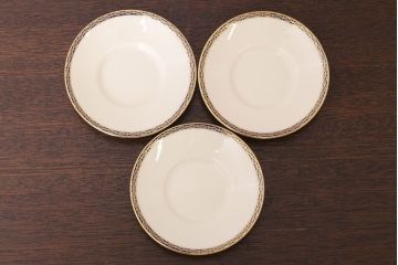 イギリスビンテージ　minton(ミントン) ST James(セントジェームズ)　トリオ3客セット(洋食器)(1)