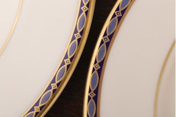 イギリスビンテージ　minton(ミントン) ST James(セントジェームズ)　トリオ3客セット(洋食器)(1)