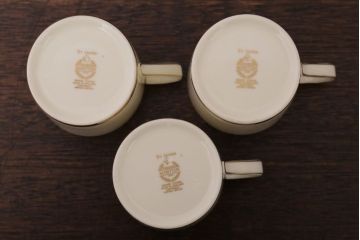 イギリスビンテージ　minton(ミントン) ST James(セントジェームズ)　トリオ3客セット(洋食器)(2)