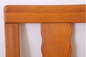 中古　欅の回転椅子(回転イス)(1)