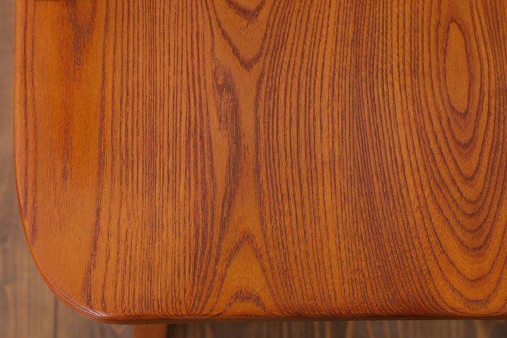 中古　欅の回転椅子(回転イス)(1)