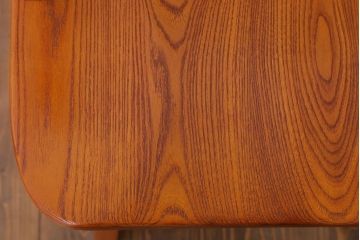 中古　欅の回転椅子(回転イス)(1)