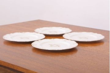 イギリスビンテージ　 ROYAL DOULTON(ロイヤルドルトン)　monteigne　デザートプレート4枚セット(洋食器)(2)