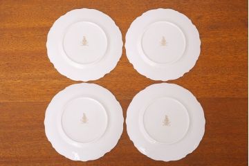 イギリスビンテージ　 ROYAL DOULTON(ロイヤルドルトン)　monteigne　デザートプレート4枚セット(洋食器)(2)
